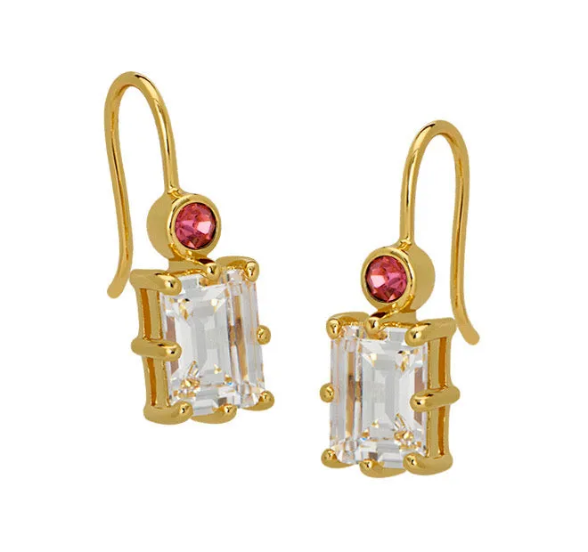 Earrings Goldbug Collection Goldbug Birthstone Drop Earrings