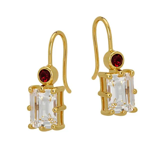 Earrings Goldbug Collection Goldbug Birthstone Drop Earrings