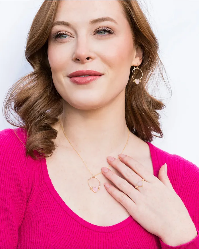 Earrings Laura J Designs Radiant Love Earrings in Turquoise