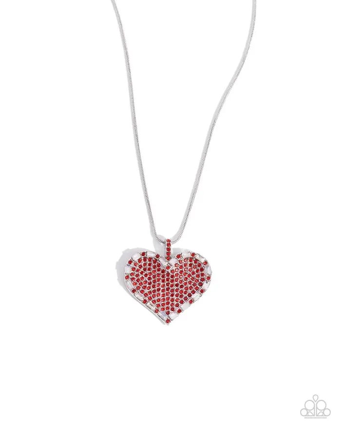 Necklaces Paparazzi Necklace Affectionate Advance Red Paparazzi Jewelry