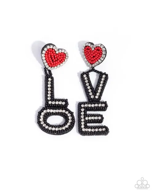 Paparazzi Earring Visible Valentines Black Paparazzi Jewelry Earrings Paparazzi Earring Visible Valentines Black Paparazzi Jewelry Earrings