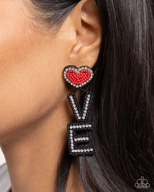 Paparazzi Earring Visible Valentines Black Paparazzi Jewelry Earrings Paparazzi Earring Visible Valentines Black Paparazzi Jewelry Earrings