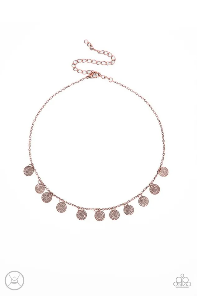 Paparazzi Necklace On My CHIME Copper Paparazzi Jewelry Necklaces Paparazzi Necklace On My CHIME Copper Paparazzi Jewelry Necklaces