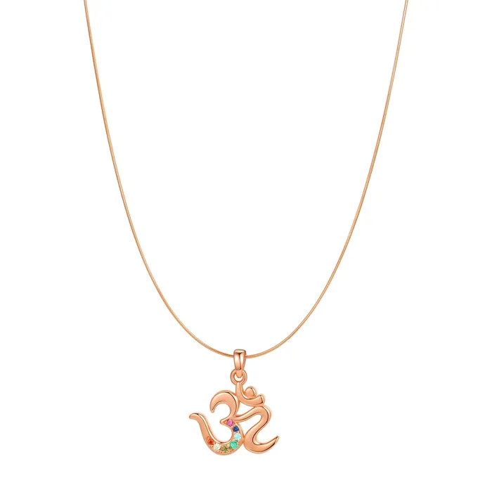 Chakras Om Pendant Necklace for Unity Sterling Silver Hey Happiness Necklaces Chakras Om Pendant Necklace for Unity Sterling Silver Hey Happiness Necklaces