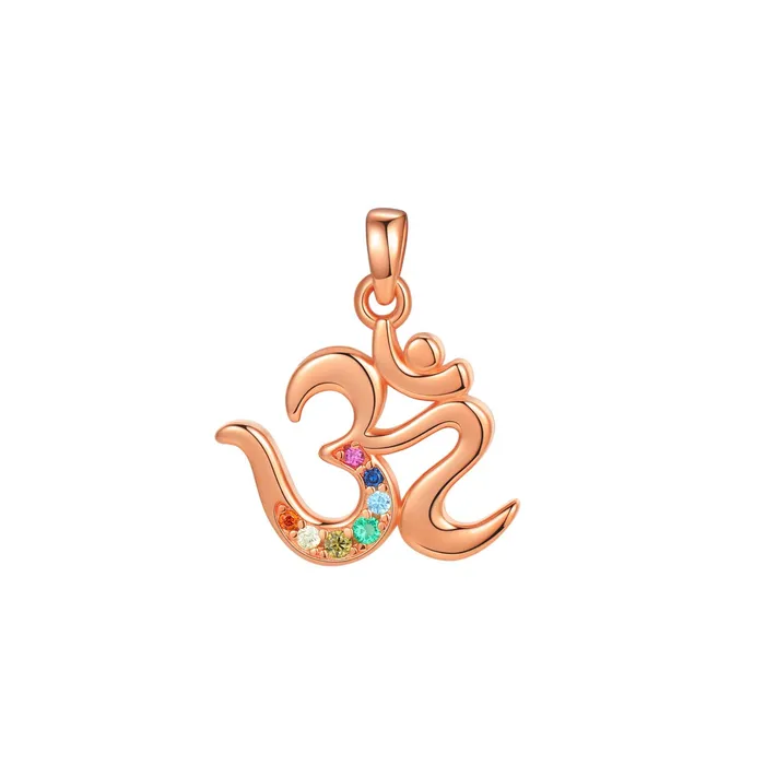Chakras Om Pendant Necklace for Unity Sterling Silver Hey Happiness Necklaces Chakras Om Pendant Necklace for Unity Sterling Silver Hey Happiness Necklaces