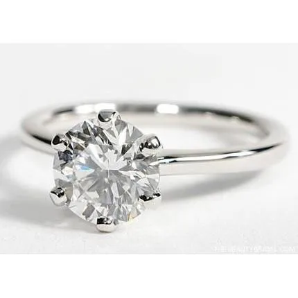 GB Rings 150 Ct Prong Set Round Cut Solitaire Natural Earth Mined Diamond Wedding Ring White Gold GB Rings 150 Ct Prong Set Round Cut Solitaire Natural Earth Mined Diamond Wedding Ring White Gold