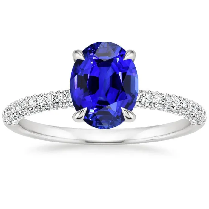 HarryChadEntcom Ladies Natural Earth Mined Diamond Engagement Ring Ceylon Sapphire With Accents 6 Carats Rings HarryChadEntcom Ladies Natural Earth Mined Diamond Engagement Ring Ceylon Sapphire With Accents 6 Carats Rings