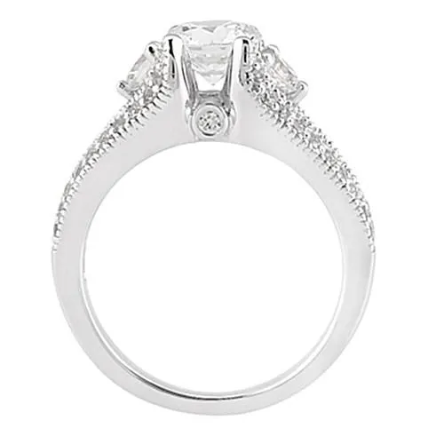 Rings GB Natural Earth Mined Diamond 175 Carat Anniversary Ring Solitaire With Accents Gold New Rings GB Natural Earth Mined Diamond 175 Carat Anniversary Ring Solitaire With Accents Gold New