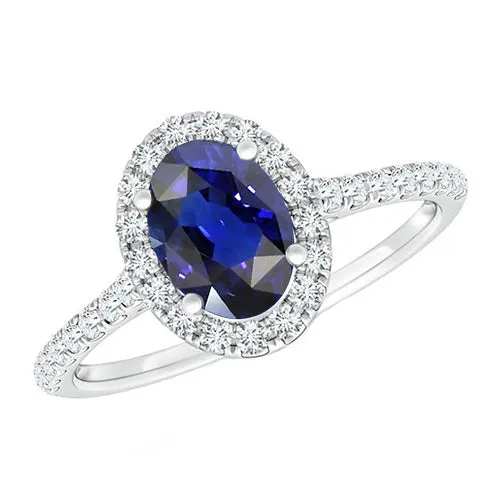 Rings HarryChadEntcom Halo Natural Earth Mined Diamond Ring Gold Oval Sri Lankan Sapphire With Accents 6 Carats Rings HarryChadEntcom Halo Natural Earth Mined Diamond Ring Gold Oval Sri Lankan Sapphire With Accents 6 Carats