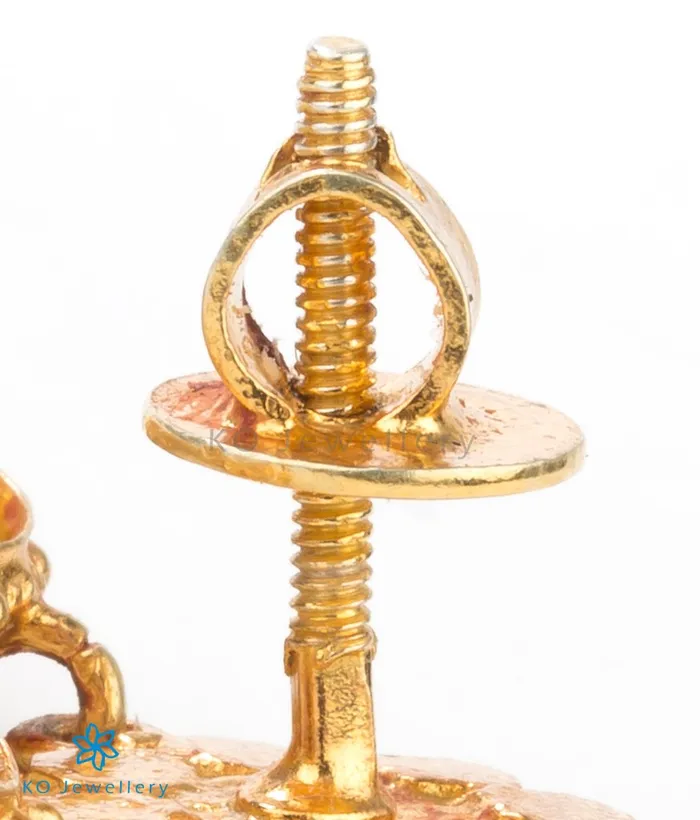 Silversmith The Aarav Silver Kempu Necklace Necklaces