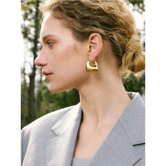 Earrings Mabel Love Co Chel Hoop Earrings