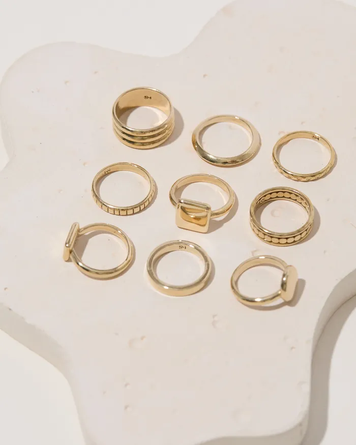 Sheena Marshall Rings SAMPLE SALE Forma Rectangle Ring Sterling Silver