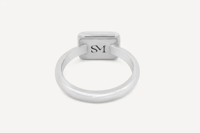 Sheena Marshall Rings SAMPLE SALE Forma Rectangle Ring Sterling Silver