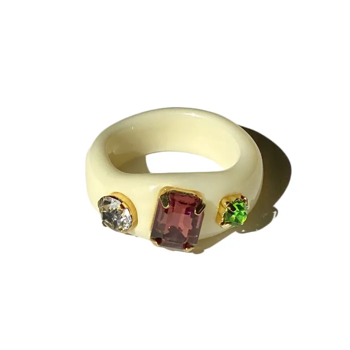 shopsnackbreak Rings Thats Hot Ring in Totally Turquoise