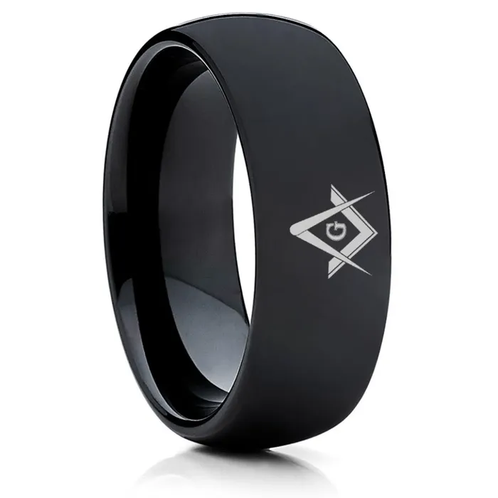 Clean Casting Jewelry Rings Masonic Wedding Ring Masonic Ring Black Tungsten Ring Tungsten Carbide Ring Clean Casting Jewelry Rings Masonic Wedding Ring Masonic Ring Black Tungsten Ring Tungsten Carbide Ring