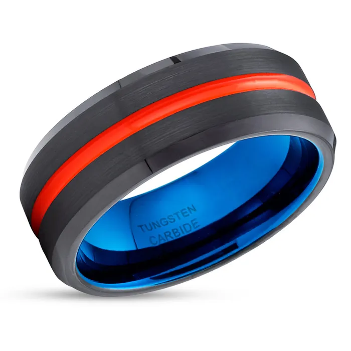 Clean Casting Jewelry Rings Orange Tungsten Ring Black Tungsten Wedding Band Blue Tungsten Brush Clean Casting Jewelry Rings Orange Tungsten Ring Black Tungsten Wedding Band Blue Tungsten Brush