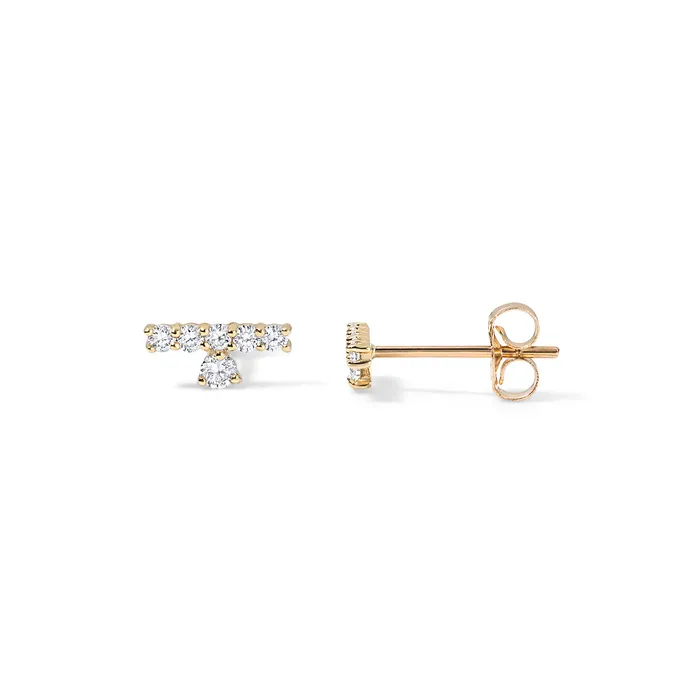 Earrings Diamond Bar Stud SG Fine