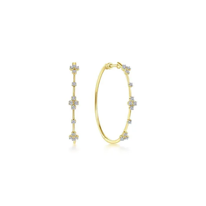 Gabriel Co Contemporary Yellow Gold Earrings 05 CTW International Diamond Center Earrings Gabriel Co Contemporary Yellow Gold Earrings 05 CTW International Diamond Center Earrings