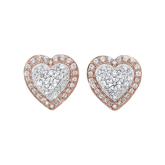 Gems One 14K Rose Gold Earrings 025 ctw Earrings