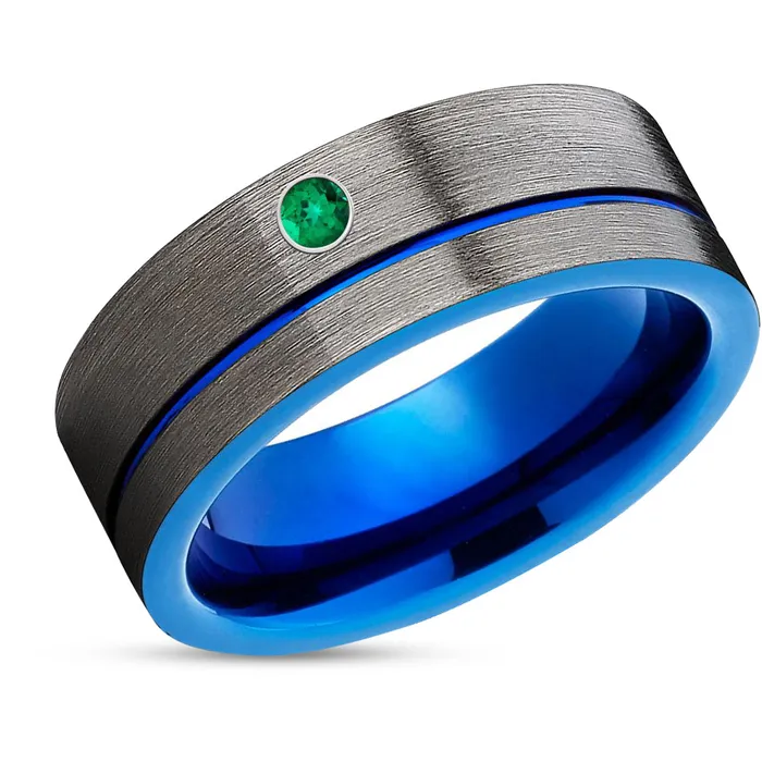 Gunmetal Wedding Ring Blue Wedding Ring Tungsten Carbide Ring Mans Wedding Ring Clean Casting Jewelry Rings Gunmetal Wedding Ring Blue Wedding Ring Tungsten Carbide Ring Mans Wedding Ring Clean Casting Jewelry Rings