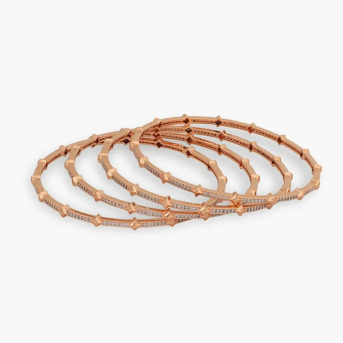 SILVER Shimmer Stackable CZ Silver Bangles Rings