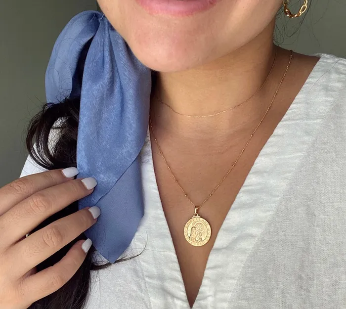 TheLittleCatholic Necklaces St Clare Necklace
